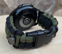 Load image into Gallery viewer, Samsung Galaxy Watch 3/41mm and Galaxy Watch 3/45mm Paracord Watch Band (watch not included)