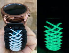 Load image into Gallery viewer, Paracord Watchband compatible with Samsung Galaxy Watch 3, Galaxy Watch 4, Galaxy Watch 5, Galaxy Watch 6 (watch not included)