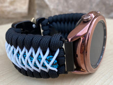 Load image into Gallery viewer, Paracord Watchband compatible with Samsung Galaxy Watch 3, Galaxy Watch 4, Galaxy Watch 5, Galaxy Watch 6 (watch not included)