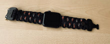 Load image into Gallery viewer, Personalized Paracord Watch Band for Apple Watch Series 1-11, Ultra, Ultra 2, Ultra 3, and SE (watch not included).