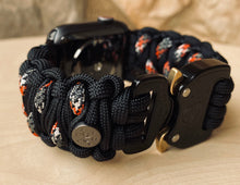 Load image into Gallery viewer, Personalized Paracord Watch Band for Apple Watch Series 1-11, Ultra, Ultra 2, Ultra 3, and SE (watch not included).