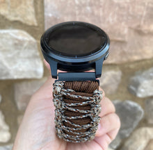 Load image into Gallery viewer, Paracord Watch Band compatible with Garmin Approach S12, Approach S40, Approach S42, D2 Air, Vivoactive 3S, Vivoactive 3, Vivoactive 3 Music, Vivoactive 4S, Vivoactive 4, Venu, Venu 2S, Venu 2, Venu SQ, Venu Music (watch not included)