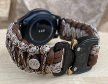 Load image into Gallery viewer, Samsung Galaxy Watch Band, Galaxy 42mm, Galaxy 46mm, Gear S3 Frontier, Gear S3 Classic, Gear Sport, 550 Paracord Watch Band.