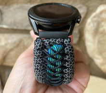 Load image into Gallery viewer, Paracord Watchband compatible with Samsung Galaxy Watch 3, Galaxy Watch 4, Galaxy Watch 5, Galaxy Watch 6 (watch not included)