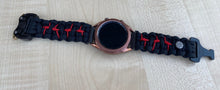 Load image into Gallery viewer, Paracord Watchband compatible with Samsung Galaxy Watch 3, Galaxy Watch 4, Galaxy Watch 5, Galaxy Watch 6 (watch not included)