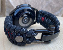Load image into Gallery viewer, Paracord Watchband compatible with Samsung Galaxy Watch 3, Galaxy Watch 4, Galaxy Watch 5, Galaxy Watch 6 (watch not included)