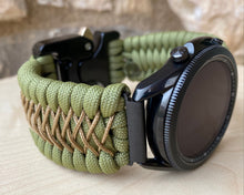 Load image into Gallery viewer, Paracord Watchband compatible with Samsung Galaxy Watch Ultra, Galaxy Watch 3, Galaxy Watch 4, Galaxy Watch 5, Galaxy Watch 6, Galaxy Watch 7 (watch not included)