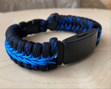 Load image into Gallery viewer, Paracord watch band personalized to replace bands for Fitbit Inspire, Fitbit Luxe, and Fitbit Alta (watch not included).