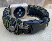 Lade das Bild in den Galerie-Viewer, Paracord Watch Band compatible with Apple Watch Series 1, 2, 3, 4, 5, 6, 7, 8, Ultra & SE (watch not included)
