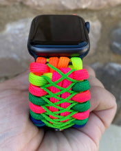 Cargar imagen en el visor de la galería, Paracord Watch Band compatible with Apple Watch Series 1, 2, 3, 4, 5, 6, 7, 8, 9, Ultra, Ultra 2 & SE (watch not included)
