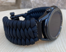 Load image into Gallery viewer, Paracord Watchband compatible with Samsung Galaxy Watch 3, Galaxy Watch 4, Galaxy Watch 5, Galaxy Watch 6 (watch not included)
