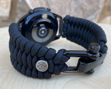 Load image into Gallery viewer, Paracord Watchband compatible with Samsung Galaxy Watch 3, Galaxy Watch 4, Galaxy Watch 5, Galaxy Watch 6 (watch not included)