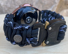 Load image into Gallery viewer, Paracord Watchband compatible with Samsung Galaxy Watch 3, Galaxy Watch 4, Galaxy Watch 5, Galaxy Watch 6 (watch not included)