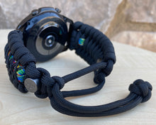 Load image into Gallery viewer, Paracord Watchband compatible with Samsung Galaxy Watch 3, Galaxy Watch 4, Galaxy Watch 5, Galaxy Watch 6 (watch not included)