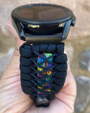Load image into Gallery viewer, Paracord Watchband compatible with Samsung Galaxy Watch 3, Galaxy Watch 4, Galaxy Watch 5, Galaxy Watch 6 (watch not included)