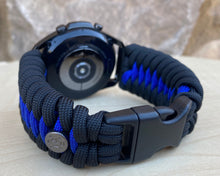 Load image into Gallery viewer, Paracord Watchband compatible with Samsung Galaxy Watch 3, Galaxy Watch 4, Galaxy Watch 5, Galaxy Watch 6 (watch not included)