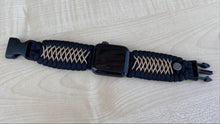 Charger l'image dans la galerie, Paracord Watch Band compatible with Apple Watch Series 1, 2, 3, 4, 5, 6, 7, 8, 9, Ultra, Ultra 2 & SE (watch not included)