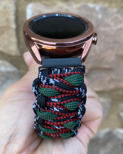 Load image into Gallery viewer, Paracord Watchband compatible with Samsung Galaxy Watch 3, Galaxy Watch 4, Galaxy Watch 5, Galaxy Watch 6 (watch not included)