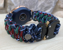 Load image into Gallery viewer, Samsung Galaxy Watch Band, Galaxy 42mm, Galaxy 46mm, Gear S3 Frontier, Gear S3 Classic, Gear Sport, 550 Paracord Watch Band.
