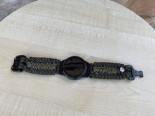 Load image into Gallery viewer, Paracord Watch Band compatible with Garmin Approach S12, Approach S40, Approach S42, D2 Air, Vivoactive 3S, Vivoactive 3, Vivoactive 3 Music, Vivoactive 4S, Vivoactive 4, Venu, Venu 2S, Venu 2, Venu SQ, Venu Music (watch not included)