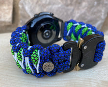 Load image into Gallery viewer, Paracord Watchband compatible with Samsung Galaxy Watch 3, Galaxy Watch 4, Galaxy Watch 5, Galaxy Watch 6 (watch not included)