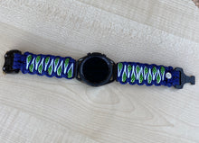 Load image into Gallery viewer, Paracord Watchband compatible with Samsung Galaxy Watch 3, Galaxy Watch 4, Galaxy Watch 5, Galaxy Watch 6 (watch not included)