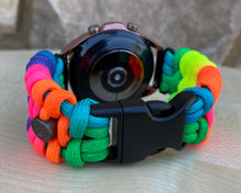 Load image into Gallery viewer, Paracord Watchband compatible with Samsung Galaxy Watch 3, Galaxy Watch 4, Galaxy Watch 5, Galaxy Watch 6 (watch not included)