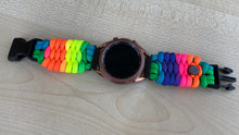 Load image into Gallery viewer, Paracord Watchband compatible with Samsung Galaxy Watch 3, Galaxy Watch 4, Galaxy Watch 5, Galaxy Watch 6 (watch not included)
