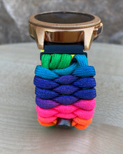 Load image into Gallery viewer, Samsung Galaxy Watch Band, Galaxy 42mm, Galaxy 46mm, Gear S3 Frontier, Gear S3 Classic, Gear Sport, 550 Paracord Watch Band.