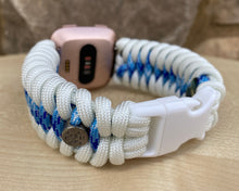 Lade das Bild in den Galerie-Viewer, Paracord Watch Band compatible with Fitbit Versa 1, Versa Lite, Versa 2, Versa 3, Versa 4, Sense, Sense 2 (watch not included).