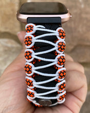 Charger l'image dans la galerie, Paracord Watch Band compatible with Fitbit Versa 1, Versa Lite, Versa 2, Versa 3, Versa 4, Sense, Sense 2 (watch not included).