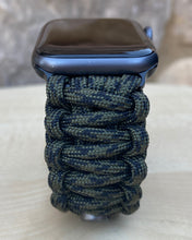Charger l'image dans la galerie, Paracord Watch Band compatible with Apple Watch Series 1, 2, 3, 4, 5, 6, 7 & SE (watch not included)