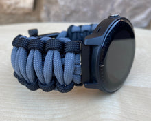 Load image into Gallery viewer, Paracord Watch Band compatible with Garmin Approach S12, Approach S40, Approach S42, D2 Air, Vivoactive 3S, Vivoactive 3, Vivoactive 3 Music, Vivoactive 4S, Vivoactive 4, Venu, Venu 2S, Venu 2, Venu SQ, Venu Music (watch not included)