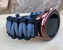Load image into Gallery viewer, Paracord Watchband compatible with Samsung Galaxy Watch 3, Galaxy Watch 4, Galaxy Watch 5, Galaxy Watch 6 (watch not included)
