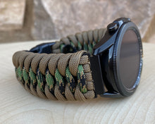 Load image into Gallery viewer, Paracord Watchband compatible with Samsung Galaxy Watch 3, Galaxy Watch 4, Galaxy Watch 5, Galaxy Watch 6 (watch not included)