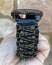 Load image into Gallery viewer, Samsung Galaxy Watch Band, Galaxy 42mm, Galaxy 46mm, Gear S3 Frontier, Gear S3 Classic, Gear Sport, 550 Paracord Watch Band.