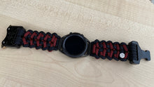 Load image into Gallery viewer, Paracord Watchband compatible with Samsung Galaxy Watch 3, Galaxy Watch 4, Galaxy Watch 5, Galaxy Watch 6 (watch not included)