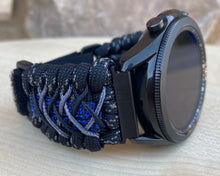 Load image into Gallery viewer, Paracord Watchband compatible with Samsung Galaxy Watch 3, Galaxy Watch 4, Galaxy Watch 5, Galaxy Watch 6 (watch not included)