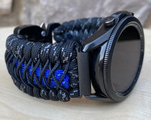Load image into Gallery viewer, Paracord Watchband compatible with Samsung Galaxy Watch 3, Galaxy Watch 4, Galaxy Watch 5, Galaxy Watch 6 (watch not included)