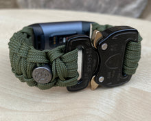 Charger l'image dans la galerie, Paracord Watch Band compatible with Fitbit Charge 2, Charge 3, Charge 4, Charge 5 & Charge 6 (Watch not included)