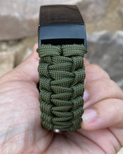 Charger l'image dans la galerie, Paracord Watch Band compatible with Fitbit Charge 2, Charge 3, Charge 4, Charge 5 & Charge 6 (Watch not included)