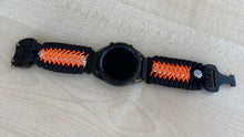 Load image into Gallery viewer, Paracord Watchband compatible with Samsung Galaxy Watch 3, Galaxy Watch 4, Galaxy Watch 5, Galaxy Watch 6 (watch not included)