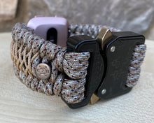 Lade das Bild in den Galerie-Viewer, Paracord Watch Band compatible with Fitbit Versa 1, Versa Lite, Versa 2, Versa 3, Versa 4, Sense, Sense 2 (watch not included).