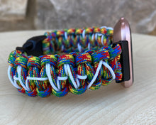 Charger l'image dans la galerie, Paracord Watch Band compatible with Fitbit Versa 1, Versa Lite, Versa 2, Versa 3, Versa 4, Sense, Sense 2 (watch not included).