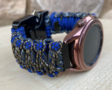 Load image into Gallery viewer, Paracord Watchband compatible with Samsung Galaxy Watch 3, Galaxy Watch 4, Galaxy Watch 5, Galaxy Watch 6 (watch not included)
