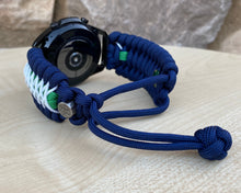 Lade das Bild in den Galerie-Viewer, Paracord Watchband compatible with Samsung Galaxy Watch 3, Galaxy Watch 4, Galaxy Watch 5, Galaxy Watch 6 (watch not included)