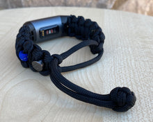 Lade das Bild in den Galerie-Viewer, Paracord Watch Band compatible with Fitbit Charge 2, Charge 3, Charge 4, Charge 5 & Charge 6 (Watch not included)