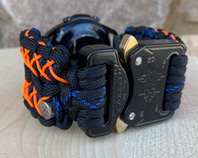 Load image into Gallery viewer, Paracord Watchband compatible with Samsung Galaxy Watch 3, Galaxy Watch 4, Galaxy Watch 5, Galaxy Watch 6 (watch not included)