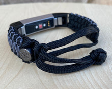 Load image into Gallery viewer, Paracord watch band personalized to replace bands for Fitbit Inspire, Fitbit Luxe, and Fitbit Alta (watch not included)
