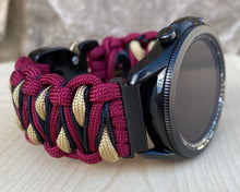 Load image into Gallery viewer, Samsung Galaxy Watch 3/41mm and Galaxy Watch 3/45mm Paracord Watch Band (watch not included)